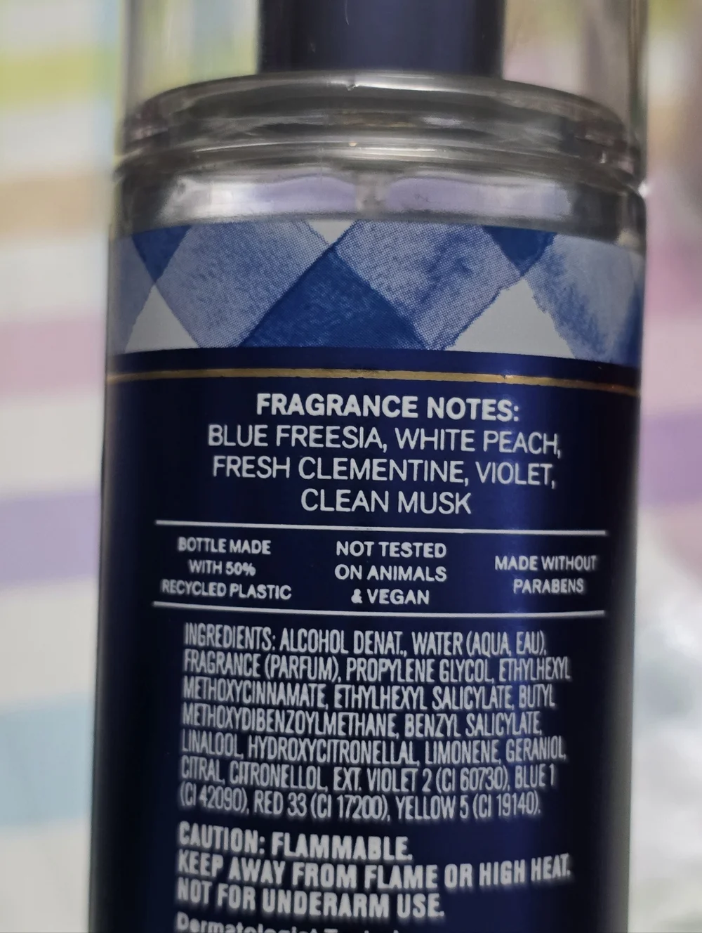 Bath & Body Works Gingham Body Wash & Fine Fragrance Mist Set NEW
